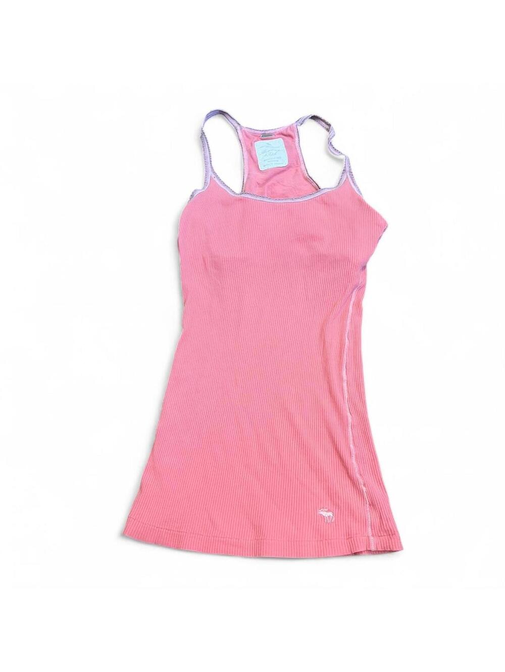 y2k Abercrombie and fitch pink tank